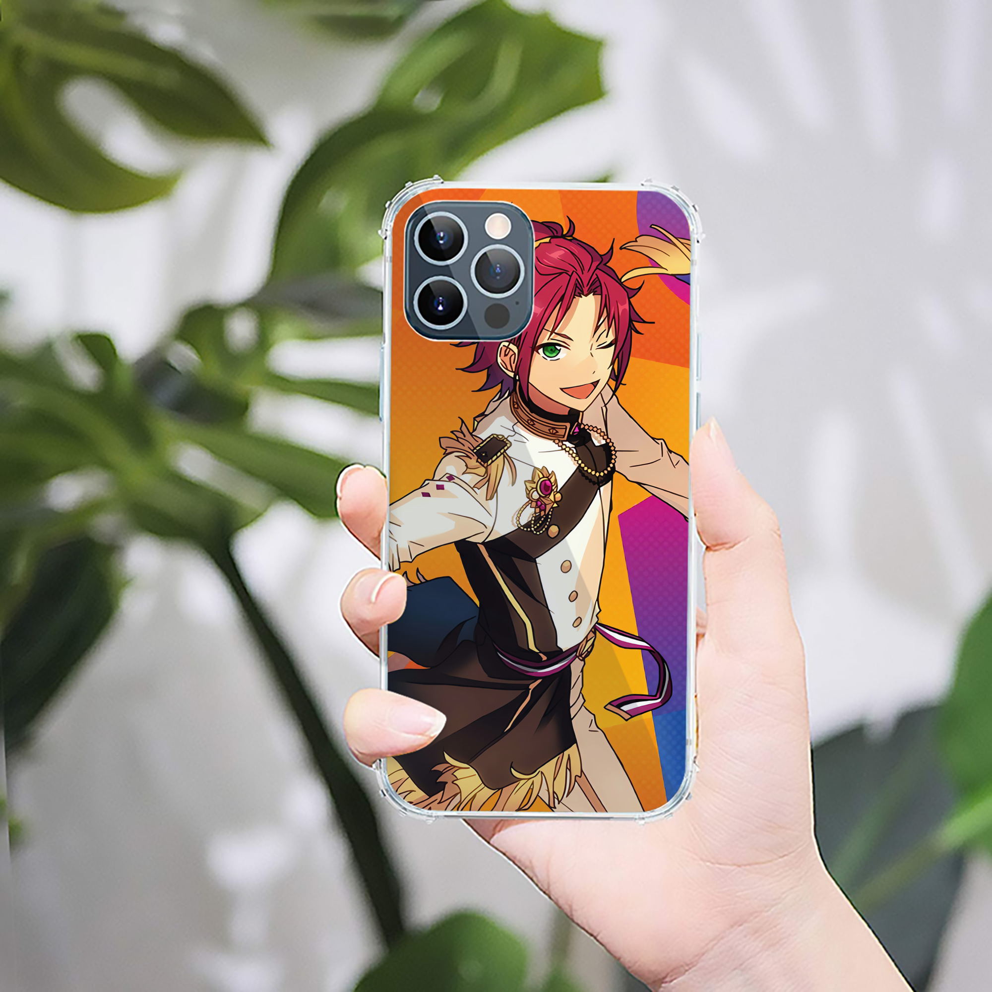 （画像用） あんさんぶるスターズ! Ensemble Stars 【iPhone 12シリーズ対応】透明スマホケース（クリアソフトケース）